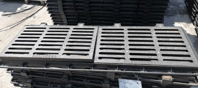 江海球墨铸铁连体双篦展示