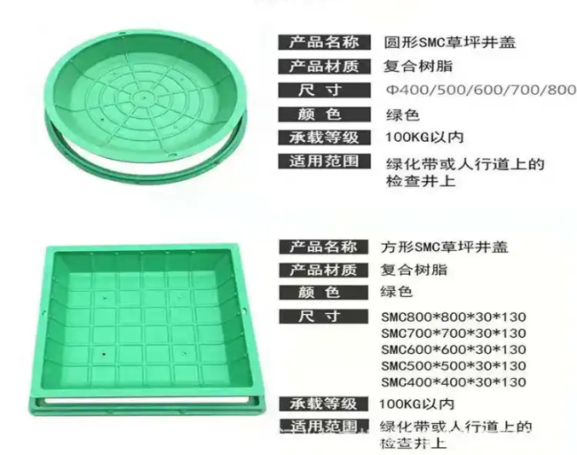 江海树脂复合种植井盖展示