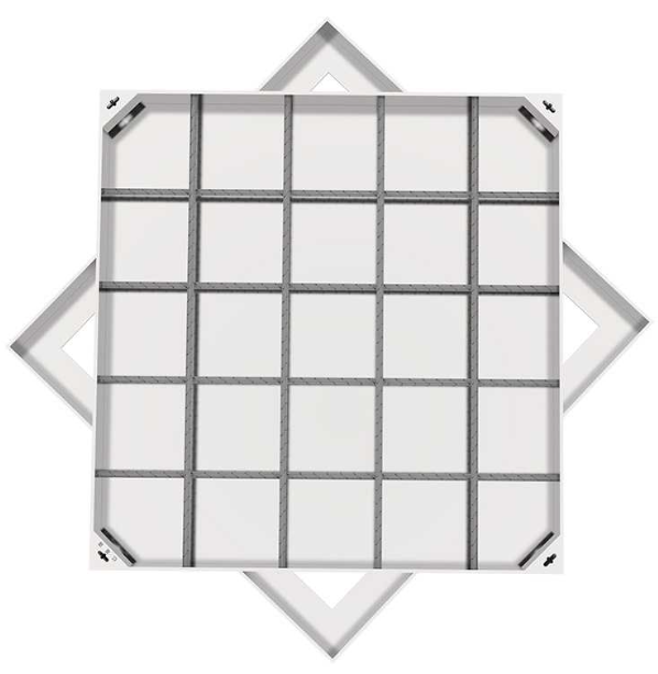 江海不锈钢方井展示