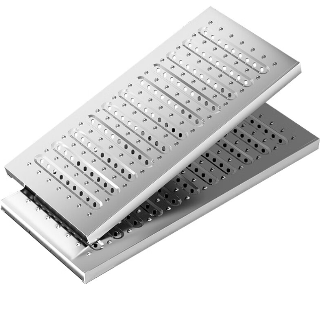 江海不锈钢沟盖板展示